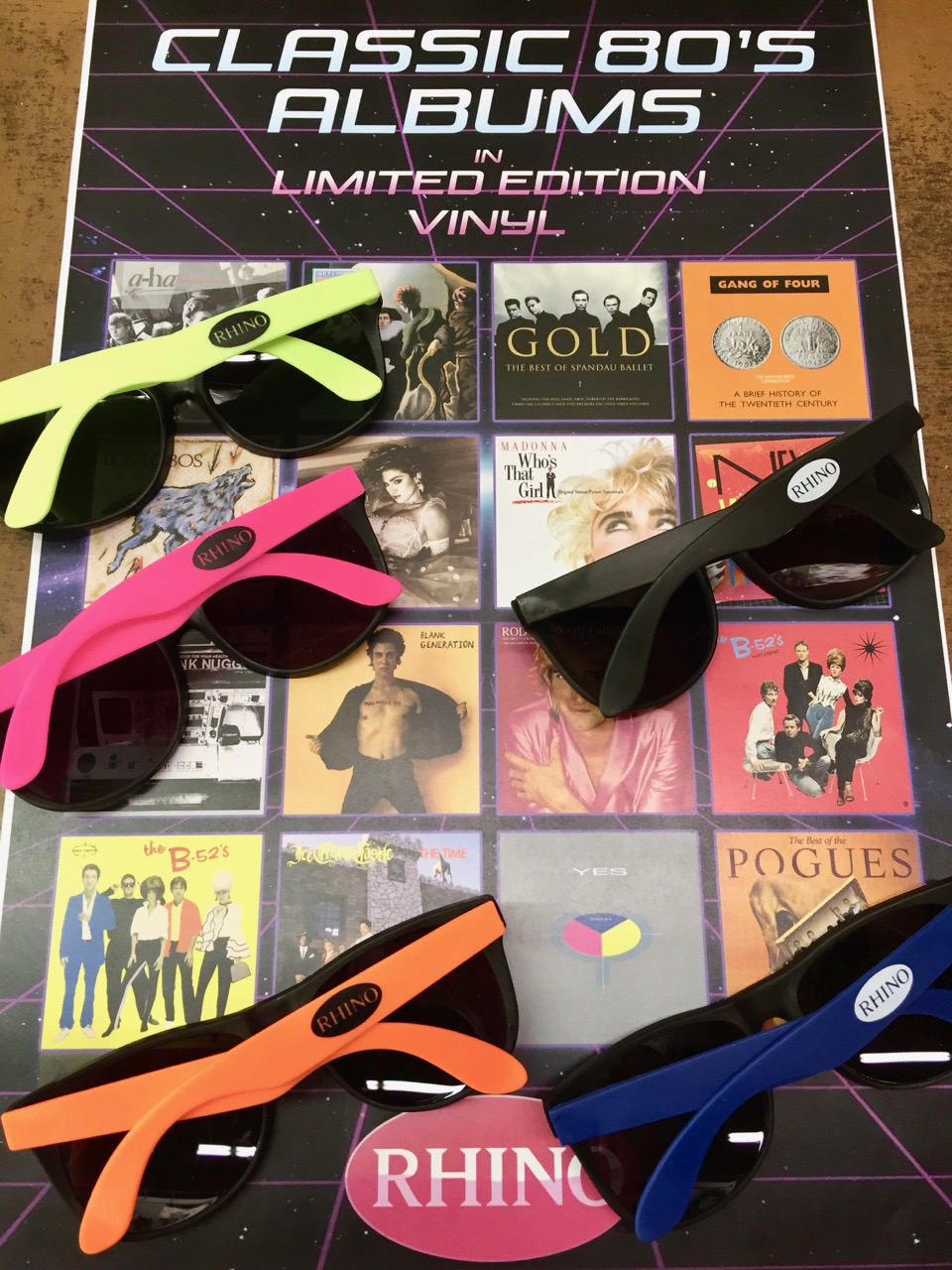 Read more about the article Free Rhino Records Sunglasses